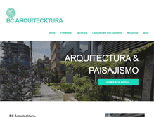 Tablet Screenshot of bcarquitecktura.com